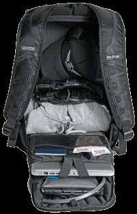 multiple compartments Ergonomic and deluxe padded back panel for ultimate comfort Fully adjustable and ergonomic padded shoulder