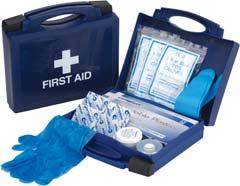 Catering Kit Ref No : FOR1093 Case Quantity : 30 CONTENTS 100 x Assorted Blue Detectable Plasters Sterile 1 x HS1 Blue First Aid