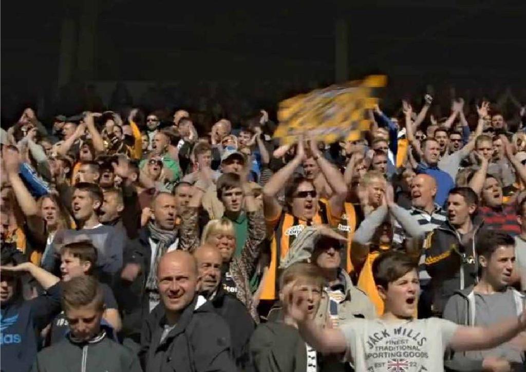 Hull City AFC fans chant You