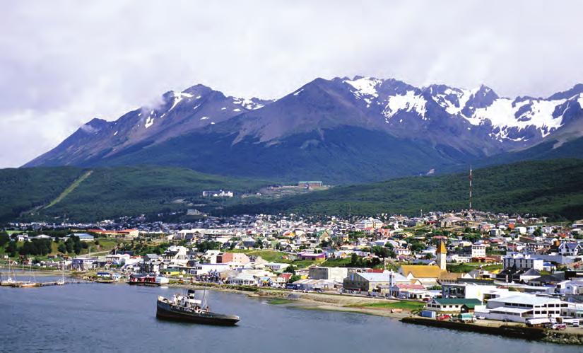 Tour the windswept city of Ushuaia by way of the Beagle Channel on Day 5.