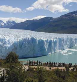 The 698 square-mile park features glaciers, lakes and river-rich areas, populated with exotic plants and animals, such as puma and guanaco.
