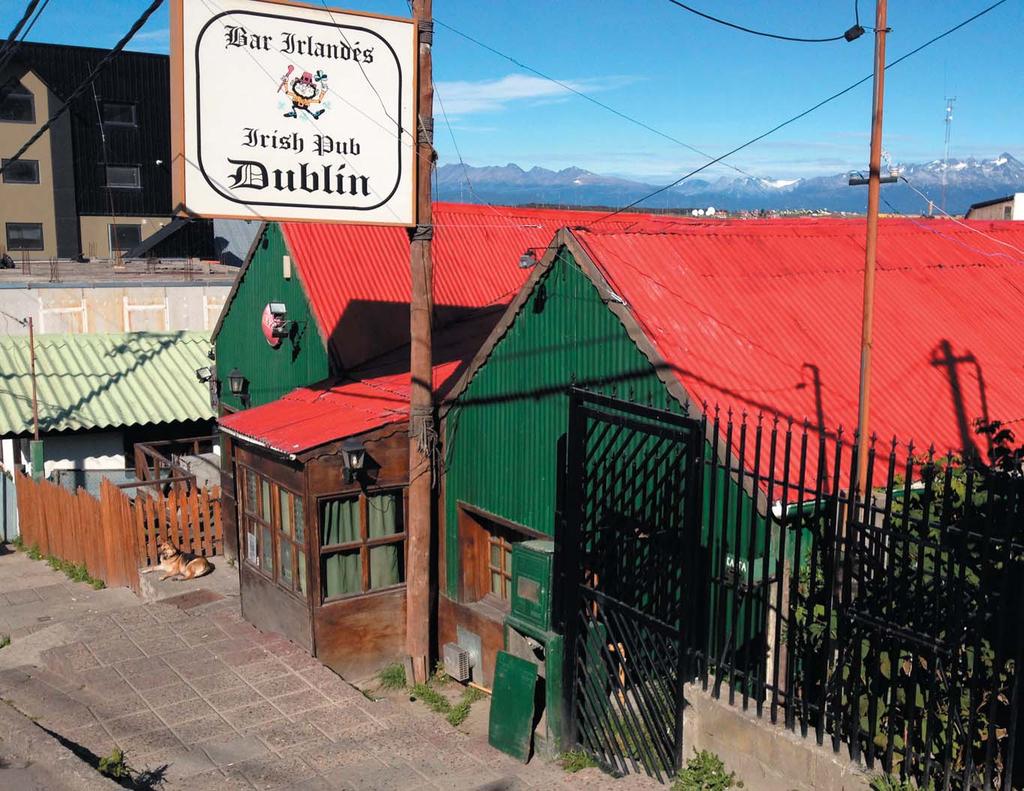 The Dublin Pub, famous for being the one and only bar in Ushuaia, is hand s down one of the