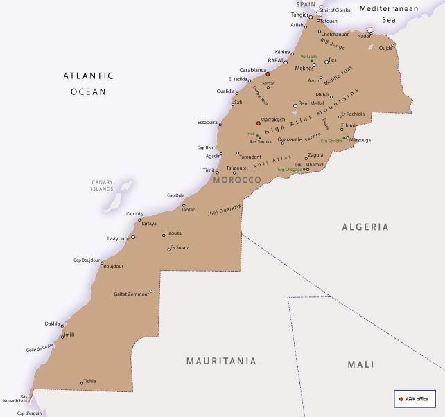 Map and Fact Sheet Capital: Rabat Time Zone: GTM Languages: Arabe & Berbere Best Time to Visit: March to June September to October Best Value Time: