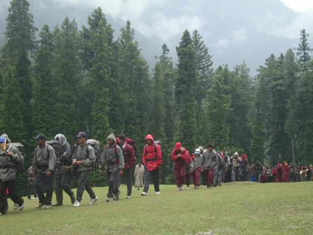 (d) TREKS 7 Students were trained in trekking.