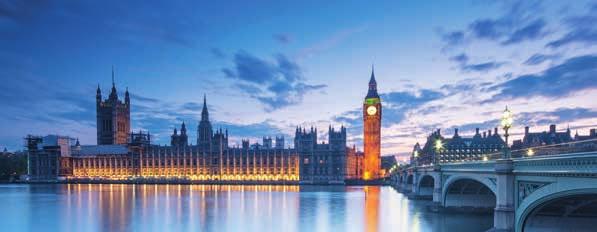 LONDON INCLUDES: 2 nights accommodation, arrival Heathrow Airport to Central London shared transfer and 20 Oyster Card.