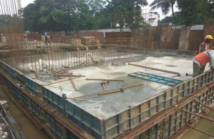 Cap Concreting work is completed (