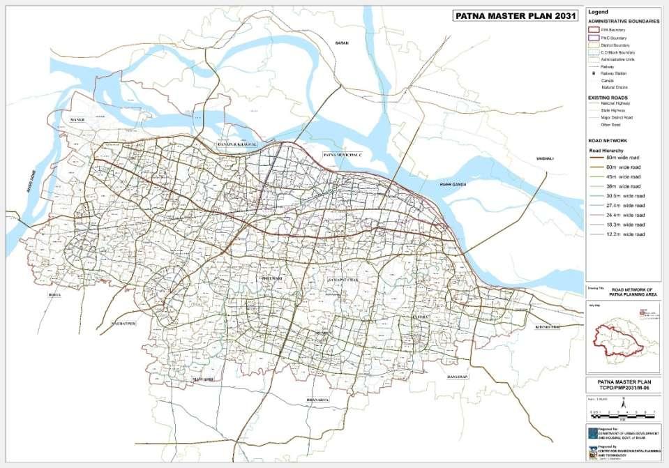 Patna Master Plan Proposal Madhopu r (Km 0+000) Kanhauli (Km 6+940) Muradpur