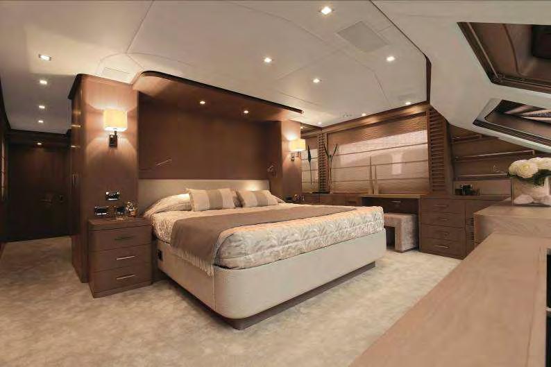 Main Deck Master Cabin Master Cabin The master cabin is composed