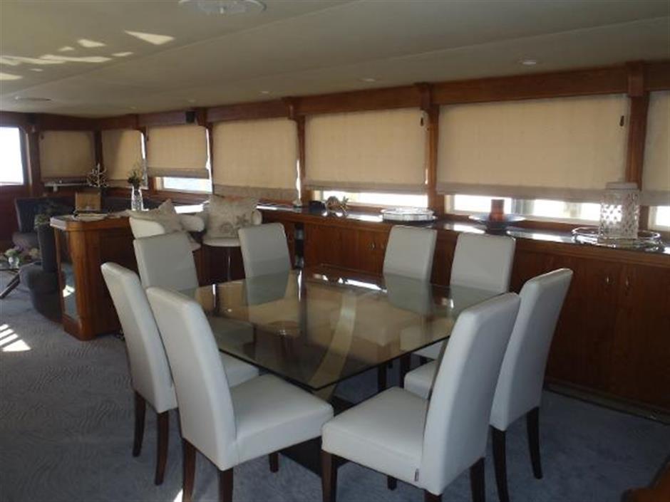 Dinning looking aft