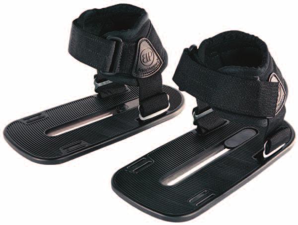 Ankle Huggers Support Straps are the most secure means available for holding the foot.