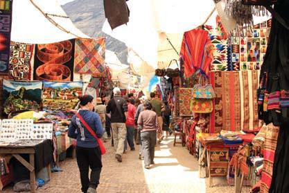 Upon arrival transfer to Sacred Valley of the Incas and visit Pisac Market where you can find handicraft such as woven goods, Alpaca rugs, tapestry, sculpture, jewellery.