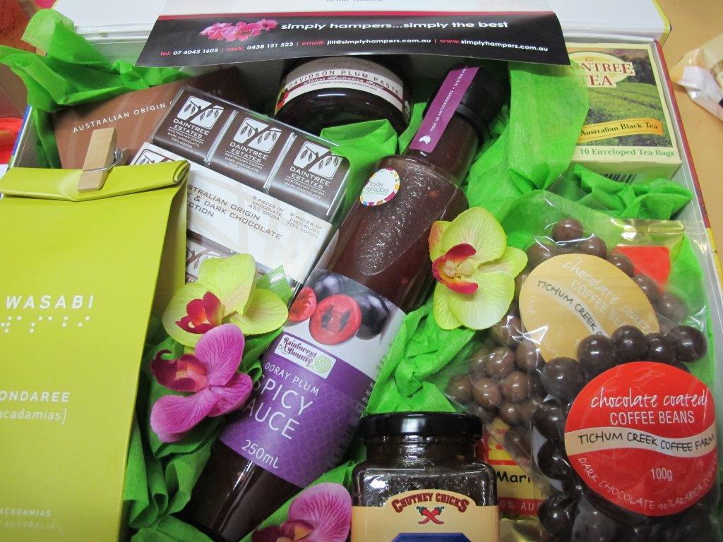Taste Paradise gourmet gift boxes Simply hampers specialises in showcasing local regional produce in our unique printed gift presentation box Experience!