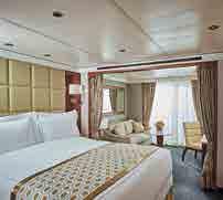 luxurious suite amenities aboard Seven Seas Mariner & Seven Seas Navigator MASTER (MS) & GRAND (GS) 2,002 TO 739 SQ. FT.