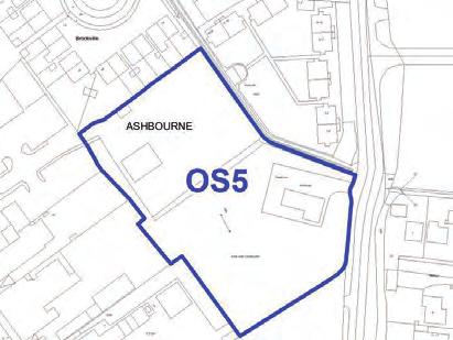 43: OS4 Ashbourne OS5: This site is a backland site located to the rear of the Garda station and Ryan Funeral Home.