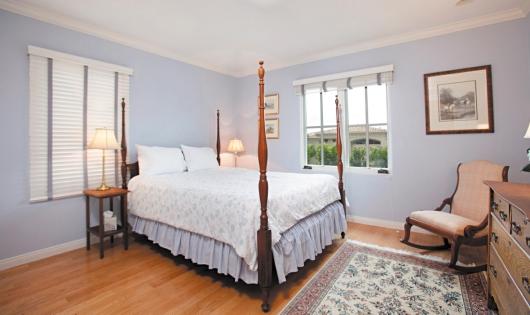 The two additional bedrooms are at the front of the house, each are adjacent to