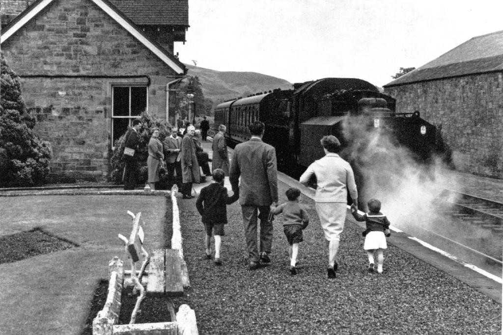 However, after WWII, private transport increased and in common with rural branches all over Britain the number of passengers using the Langholm branch decreased to the extent that the passenger
