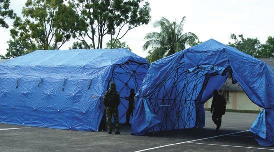 DRASH SHELTERS RESPONDER SERIES Responder Series Shelters DRASH Responder Series Shelters provide emergency response personnel with a variety of rapidly-deployable, rugged, lightweight, manportable