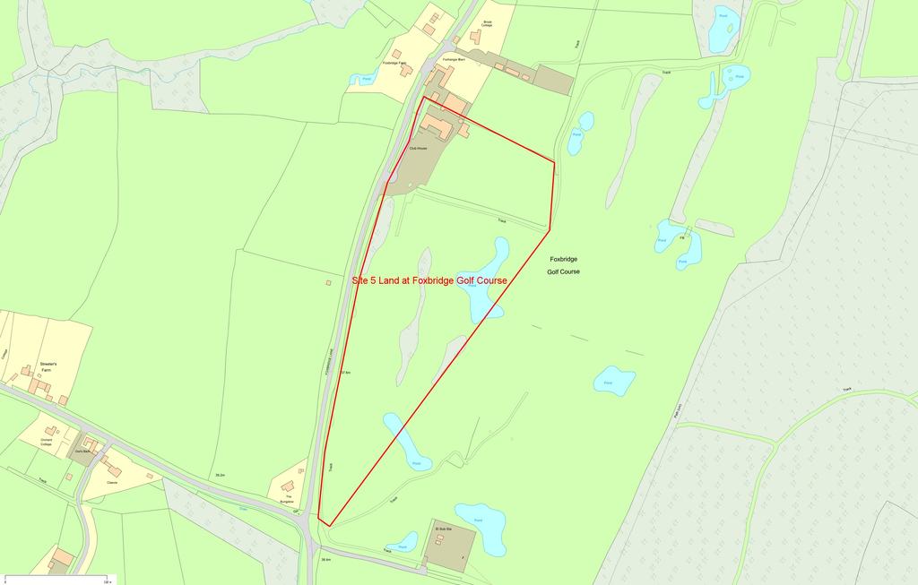 SITE 5: LAND PROPOSED AT FOXBRIDGE GOLF COURSE Plaistow CP Date Created: 6-9-2016 Map Centre