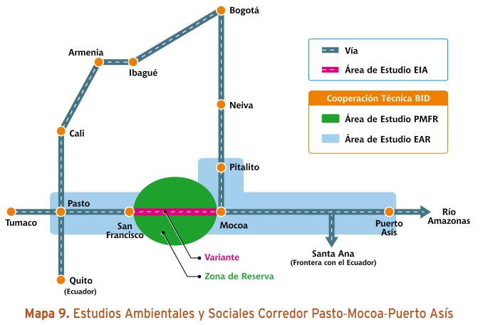 Environmental and Social Studies Pasto-Mocoa-Puerto Asís Corridor Road