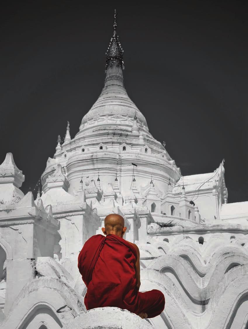TRAVEL STYLE L SPIRITUAL BURMA 8 nights Hotel accommodation 18 meals 8 buffet breakfasts 5 lunches 5 dinners (including Be My Guest) On-trip transport All transport shown (including domestic flights)