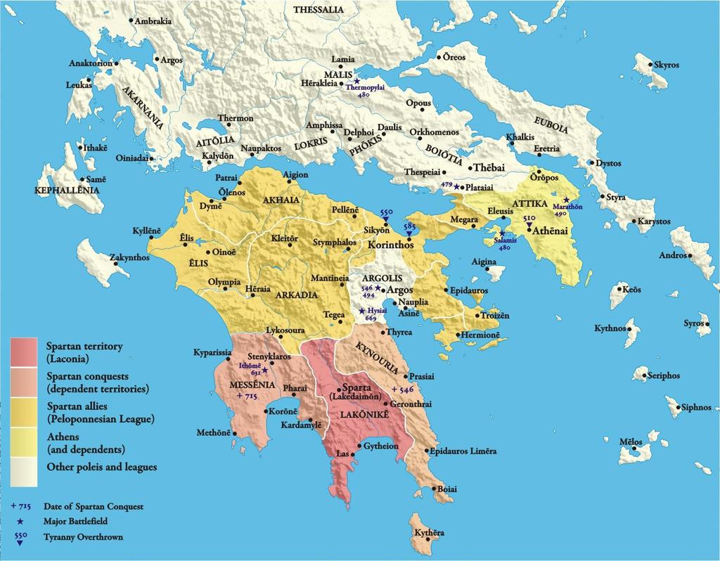 LISA 1. 195 Southern Greece to 479 BC. Koostanud Ian Mladjov.