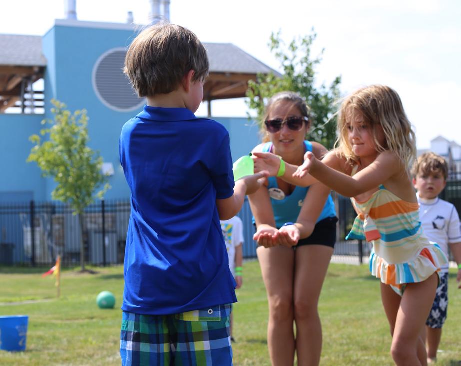 we 3 ek SPLASH & SPORT we 4 ek LITTLE CHEF Half Day SPECIALTy 9:00am-11:30am AGES 3-5 in a bathing suit and apply sunscreen each day because they will be outside all day long!
