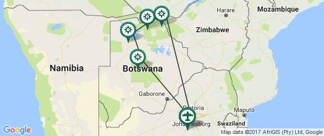 Big Cats of Botswana Safari SOUTH AFRICA BOTSWANA ZIMBABWE 10 DAYS NOVEMBER 23 DECEMBER 2, 2017 Itinerary 23-Nov Thursday Johannesburg South Africa Fairlawns Hotel & Spa 24-Nov Friday Kalahari