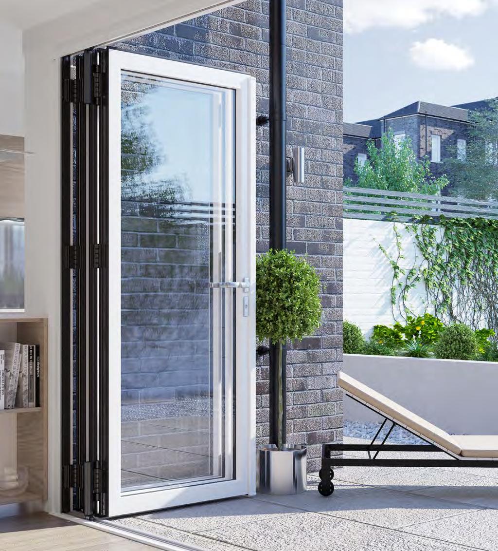 perfect alignment Whether you are tucked up inside watching TV with your WarmCore folding sliding doors protecting you from the elements, or hosting a garden party with the doors wide open on a