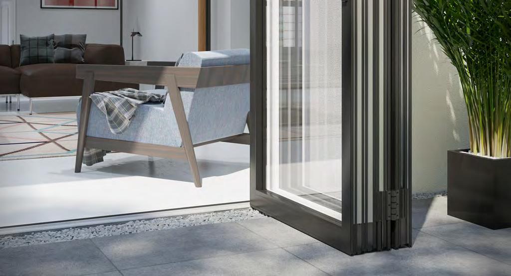 style options Whatever the style of your home, WarmCore folding sliding doors have the options that enable you to create the door that matches your needs.