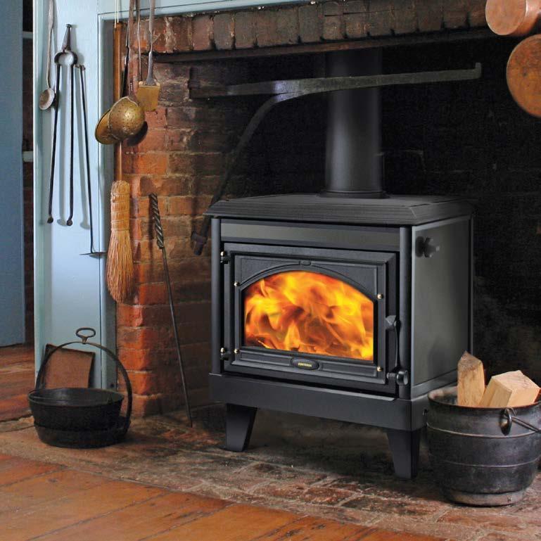 Contessa With its heritage styling and olde English charm, the Contessa wood burning stove will be a talking point among your guests.