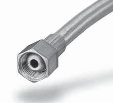 The nuts fit on the G 3 /8 male threads, and ensure a leak-proof connection without the need for sealing rings or Teflon tapes.