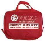 FOX 40 GEAR Classic First Aid Kit Mini First Aid Kit Contains 71 items for small to medium wounds Soft, zippered, water-resistant bag with pockets to hold products in place Contents label shows photo