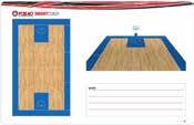 field/court, 3-dimensional half field/court and lines for notes Realistic colours and layouts Pre-drilled for wall mounting Board Dimensions: 50 x 32 (127 cm x 81 cm) BOARD LAYOUTS / SPORTS AVAILABLE