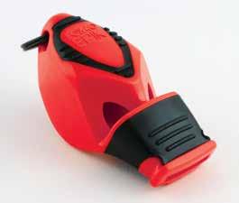 EPIK CMG The Fox 40 EPIK has an integrated black over-molded Cushioned Mouth Grip (CMG ) Integrated grip ribs along the top surface of the whistle provides additional holding option Ergonomically