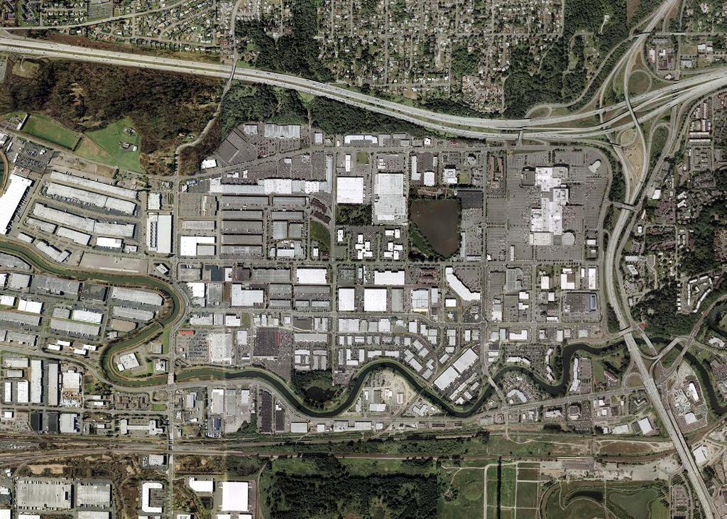 Satellite image To Tacoma 5 To Seattle CenterPointe Business Park South 180 th Street Southcenter