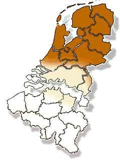 Flanders region including north Brussels Area South Holland region