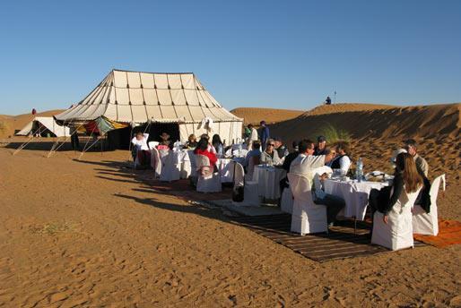 Erg Chebbi s stunning dunes can reach up to 500 feet high,