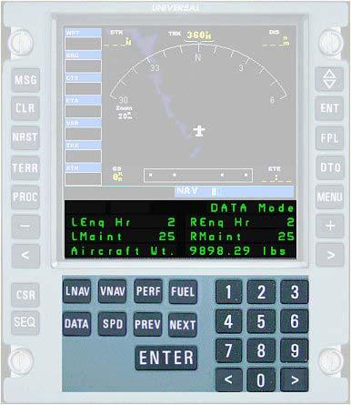 and Calculator The instrument incorporates the following features and capabilities: LNAV and VNAV aircraft control.
