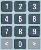 Use the number pad (0 9) to enter the data one digit at a time As data is entered each key