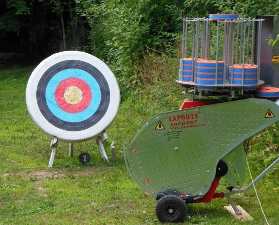 ARCHERY Merit Badge Offered: Archery () Archery offers a 12 lane archery range. Additionally, the archery range offers a target thrower to allow archers to shoot at airborne and moving targets.