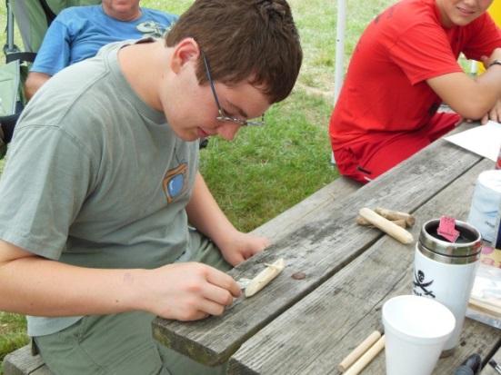 HANDICRAFT Merit Badges Offered: Art Basketry () Fingerprinting Leatherwork () Space Exploration () Wood Carving () Handicraft will help your Scouts discover their creative side!