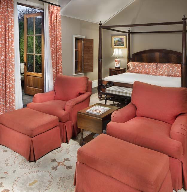 accommodations at old edwards inn & spa Old Edwards features a wide variety of accommodations.