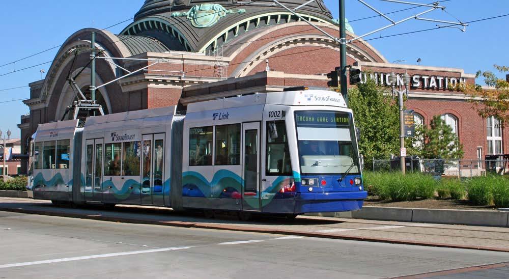 Light Rail Construction & Transit Integration Continues Between 2016 and 2022, Sound Transit system ridership will grow by an estimated 65 percent driven by regional growth and the benefits of fast,