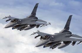SECTION 4 ----- MILITARY AIRCRAFT IN LOCAL AREA: F-16 Fighting Falcon: The F-16 is the U.S. Air Force s primary fighter/bomber.