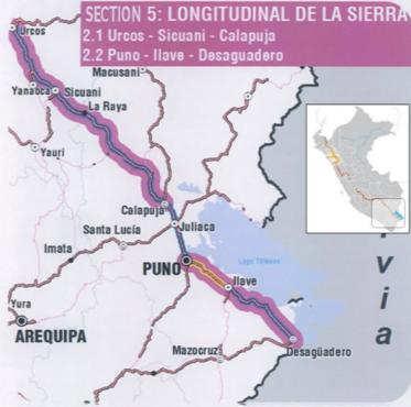ROAD CONCESSIONS: LONGITUDINAL DE LA SIERRA ROAD PROJECT SECTION 5: TO BE CALLED Location: Cusco and Puno. Cities: Urcos Combapata- Calapuja and Sicuani, Puno - Ilave and Desaguadero.