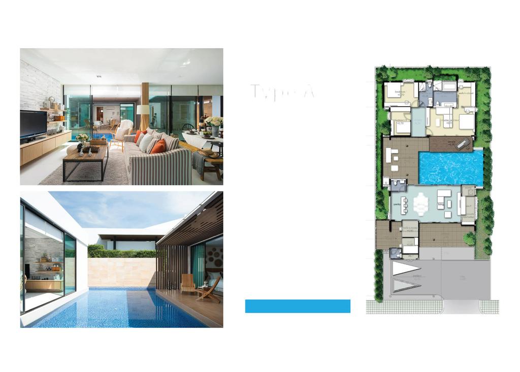 .. ~ MOVENPICK POOL VILLAS NA JOMTIEN PATTAYA Type A one-storey With only 34 units of Type A and type