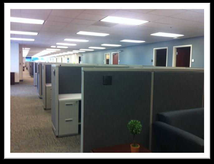 fit up as a call center, available for sublease.