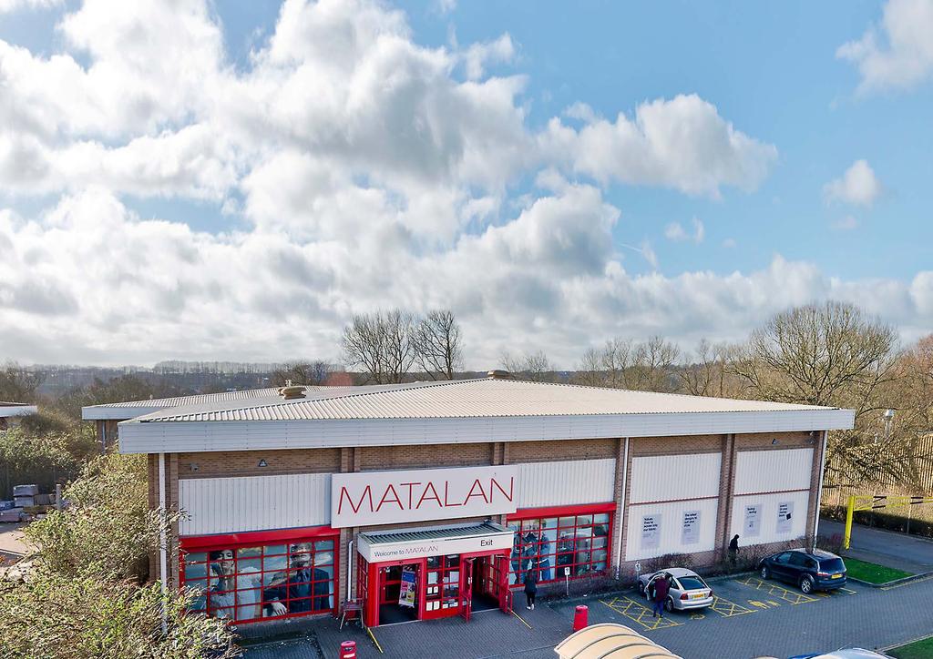 INVESTMENT SUMMARY n Prominent retail warehouse in main out of town location n Passing rent of 390,575 per annum n Approximately 51/2 years unexpired n Open A1 (non-food) planning consent n 30,770 sq.