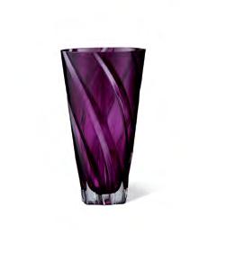 L. 30% OFF Amethyst Glass Vase REG: $89.88 ctn. of 12 ($7.49 ea.) SALE: $62.