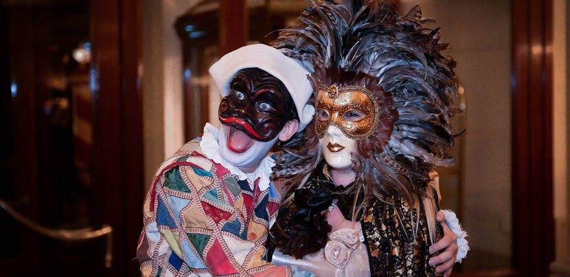 MOON MASQUERADE Saturday, 18th February The first appointment to celebrate the famous Carnival of Venice in the elegant atmosphere of Baglioni Hotel Luna, just a few steps from St.